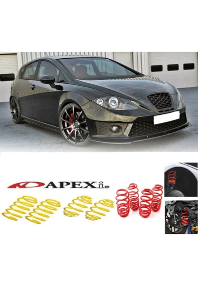 SEAT LEON 2006-2012 Uyumlu MK2 APEXİ 3.5 CM SPOR HELEZON YAY ürün görseli 1