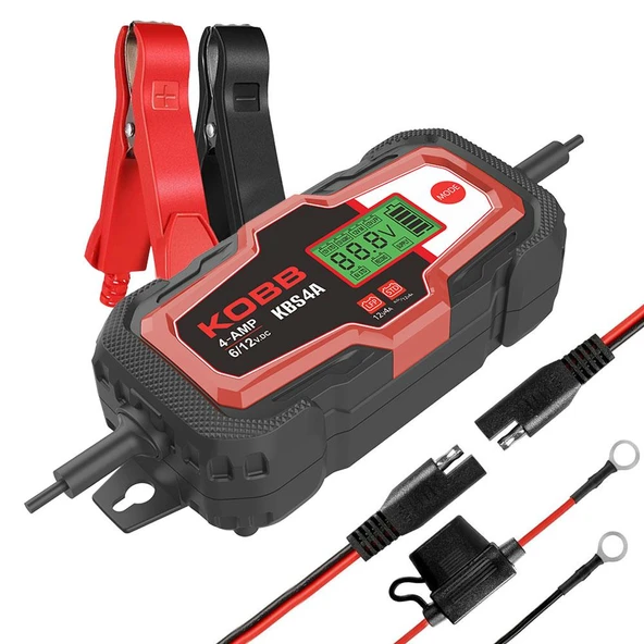 KOBB KBS4A 6/12V 120A Dijital Akü Şarj / Akü Bakım / Desülfatör ve Power Supply ürün görseli 1