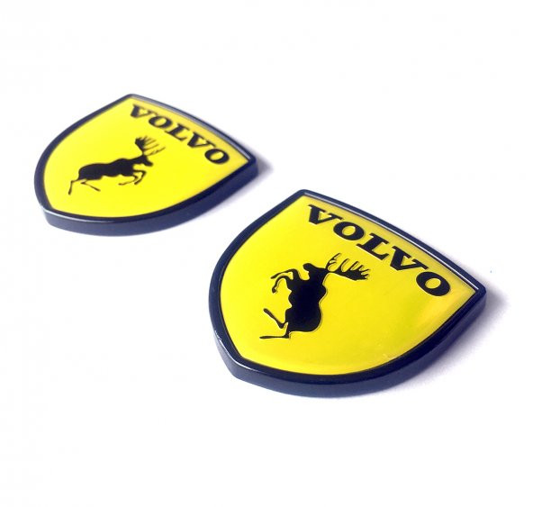 VOLVO GEYİK LOGO SAĞ - SOL SET - Resim 2