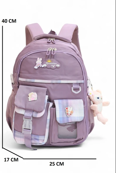 Relaxion 2174-1450 İthal Kore Tarzı Unisex Çocuk İlkokul Sırt Çantası ürün görseli 1
