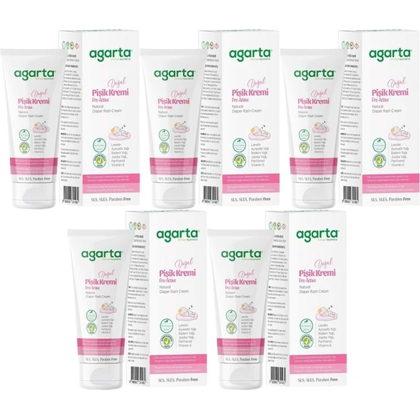 Agarta Doğal Pişik Kremi 100ML (5 Li Set) ürün görseli 1