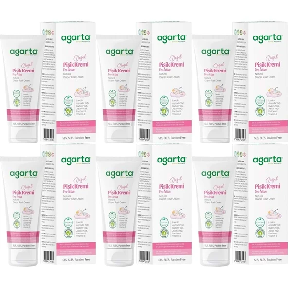 Agarta Doğal Pişik Kremi 100ML (6 Lı Set) ürün görseli 1