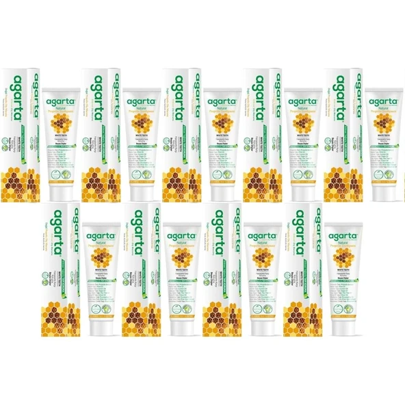 Agarta Doğal Diş Macunu 100ML Propolis (9 Lu Set) ürün görseli 1