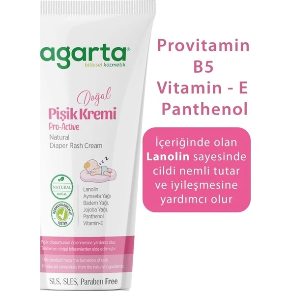 Agarta Doğal Pişik Kremi 100ML (9 Lu Set) - Resim 4