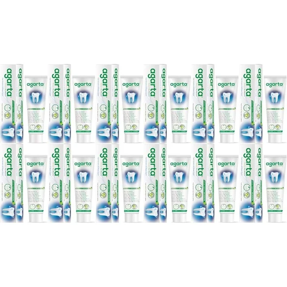 Agarta Doğal Diş Macunu 100ML Bitki Özlü (12 Li Set) ürün görseli 1