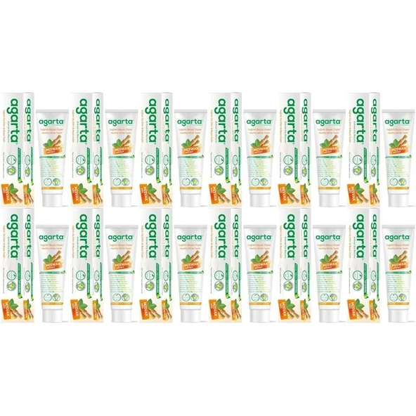 Agarta Doğal Diş Macunu 100ML Misvak özlü (12 Li Set) ürün görseli 1