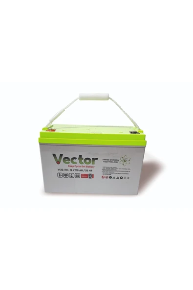 12 V 110 Ah Jel Akü Deep Cycle Nanocarbon (ÜRETİM YILI: 2025) ürün görseli 1