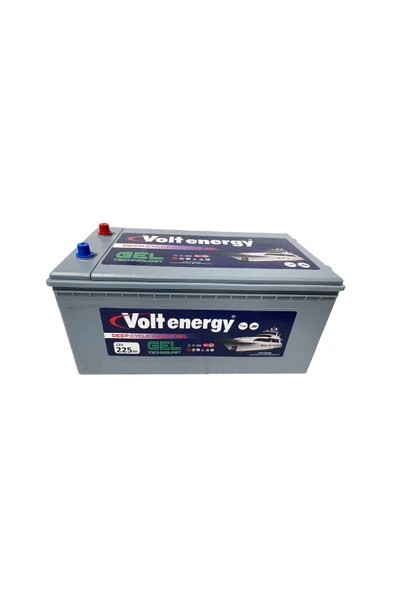 12 V 225 Amper Deep Cycle Marin Jel Nanocarbon Akü (Üretim Yılı:2026) ürün görseli 1