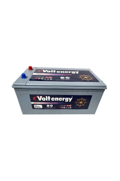 12 V 225 Amper Deep Cycle Marin Bakımsız Akü (ÜRETİM YILI:2026) ürün görseli 1