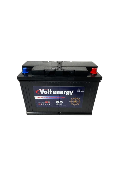12 V 110 Amper Deep Cycle Marin Bakımsız Akü(ÜRETİM YILI:2025) ürün görseli 1