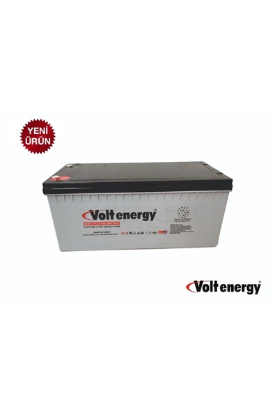 12 V 225 Amper Jel Akü Deep Cycle Nanocarbon (ÜRETİM YILI: 2026) ürün görseli 1