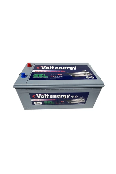 12 V 200 Amper Deep Cycle Marin Jel Nanocarbon Akü (Üretim Yılı:2026) ürün görseli 1