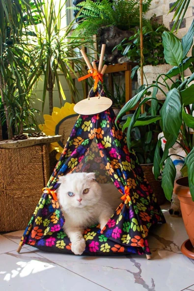 Yıkanabilir Kedi, Köpek Çadırı, Kedi Köpek Evi, Kolay Kurulabilir ürün görseli 1