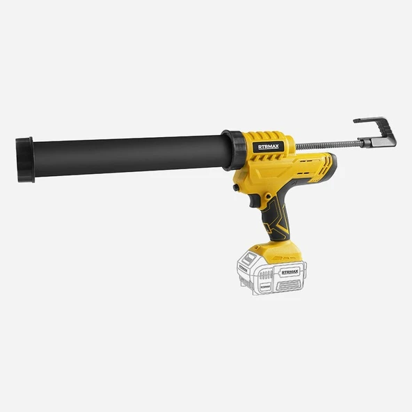 RTX1878B Şarjlı Silikon Sosis Tabancası 300/600 ml - Akü Hariç ürün görseli 1