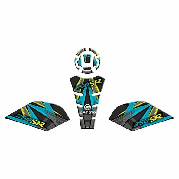 CF MOTO 250 SR 2020 - 2025 TANK PAD SET ürün görseli 1