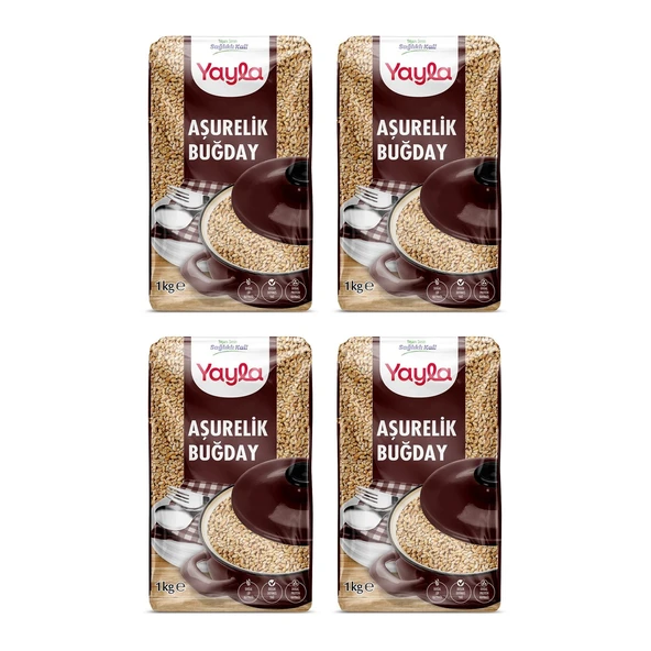 Yayla Bakliyat Aşurelik Buğday 1 kg x 4 Adet ürün görseli 1