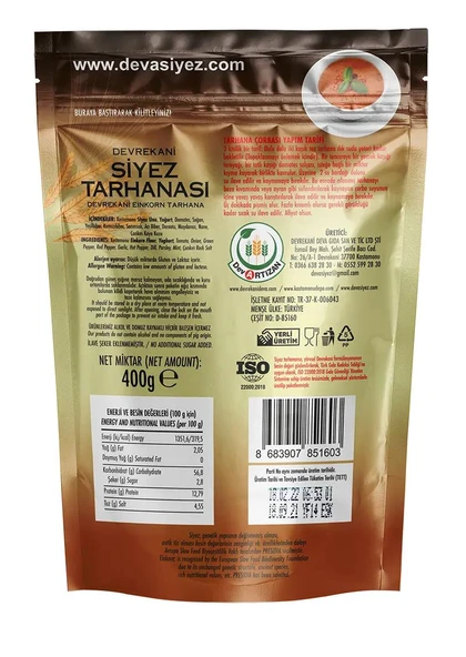 SİYEZ TARHANA DVR 400G ürün görseli 1