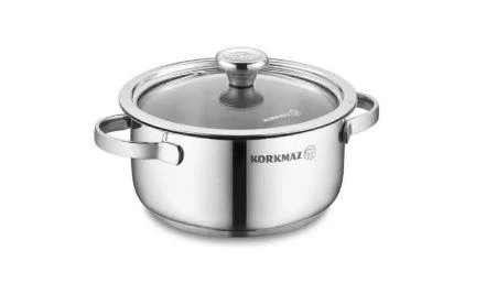Korkmaz Minika 14x7 cm Tencere Inox Tencere A1399 ürün görseli 1