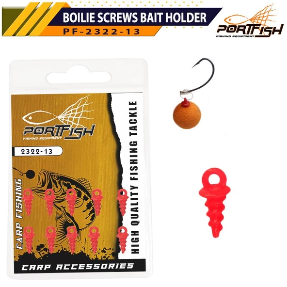 Portfish 2322-13 Boilie Screws Bait Holder ürün görseli 1