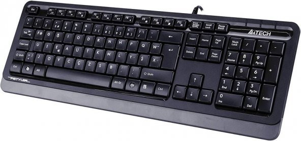 A4 TECH FK10 F USB Multimedya Gri Klavye - Resim 3