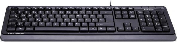 A4 TECH FK10 F USB Multimedya Gri Klavye - Resim 4