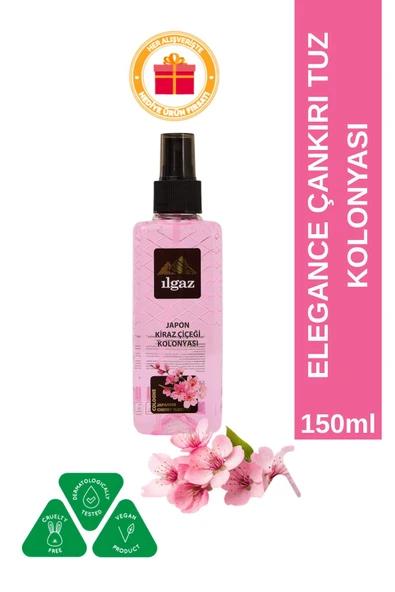 Japon Kirazı Çiçeği Kolonyası | Elegance Series Sprey Çanta Boy Kolonya - 150 ml ürün görseli 1