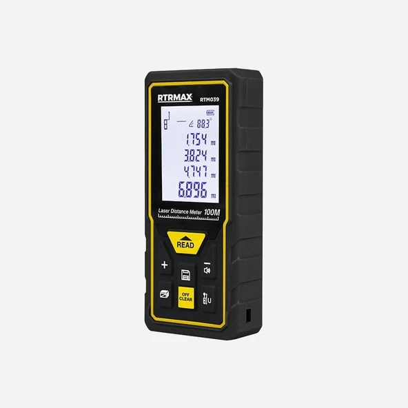 RTM039 Lazer Mesafe Ölçer 100 Mt (Kırmızı Renk) ürün görseli 1