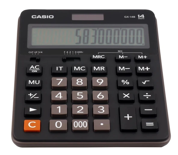 Casio GX-14B 14 Hane Masa Üstü Hesap Makinesi ürün görseli 1