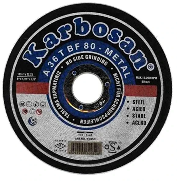 Karbosan 230x 3.0 X 22.23 Nk 910050 Metal Kesme Taşı 25adet ürün görseli 1