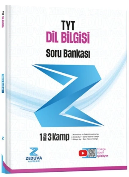 Türkçe Saati TYT Dil Bilgisi 1 Kitap 3 Kamp Soru Bankası Zeduva Yayınları ürün görseli 1