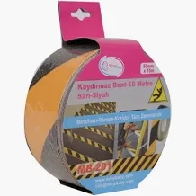 Miny Baby Kaydırmaz Bant-10 Metre  50 mm /Sarı Sıyah ürün görseli 1