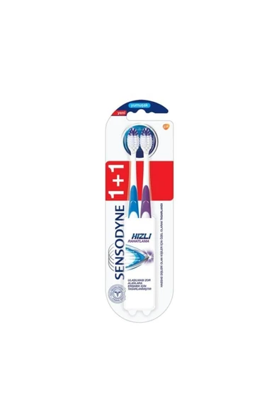 Sensodyne Diş Fırçası Hızlı Rahatlama Soft 1+1 ürün görseli 1