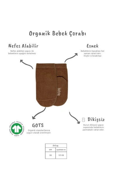 Nessiworld Bistyle 5'li Penye Soket Kutulu Basic Çorap 10131 Bej - Resim 2