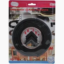 Miny Baby - Miny Kenar + Köşe Koruyucu 2M Kenar + 4 Adet Köşe-Siyah ürün görseli 1