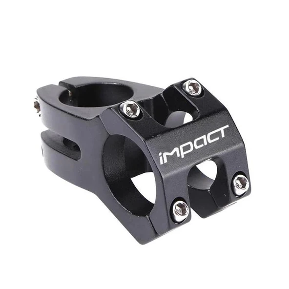 Impact Gidon Boğazı SOLID, 30mm, 31.8-28.6, Siyah, Alüminyum, Kartlı ürün görseli 1