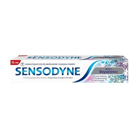 Sensodyne Ekstra Beyazlatıcı 75 ml ürün görseli 1