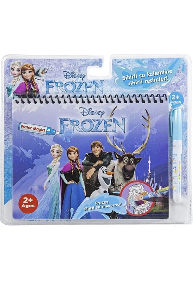 Frozen Elsa Anna Karlar Ülkesi Sihirli Boyama Kitabı Özel Sihirli Su Kalemi Ile ürün görseli 1