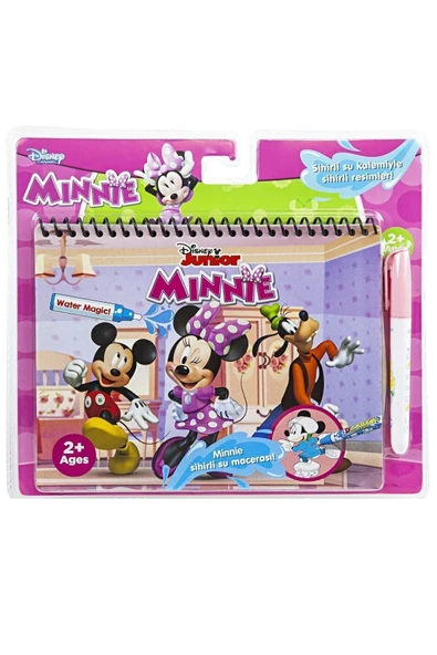 Minnie Lisanslı Sihirli Boyama Kitabı Özel Su Kalemi İle ürün görseli 1