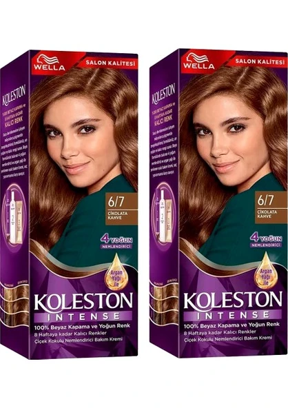 Wella Koleston Koleston Intense Saç Boyası 6/7 Çikolata Kahve 2x ürün görseli 1