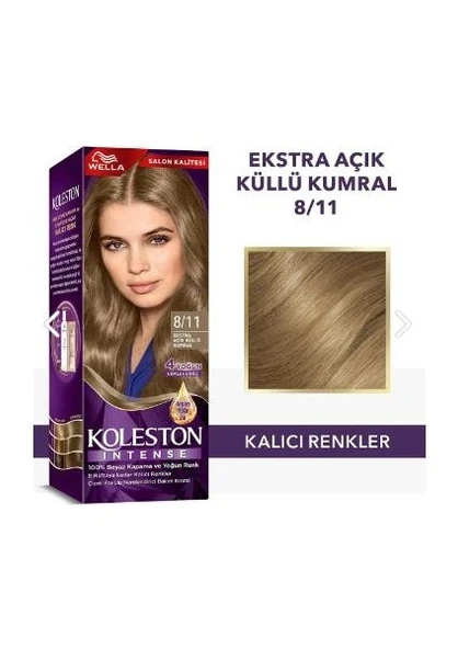 Wella Koleston Intense 8/11 Ekstra Açık Küllü Kumral ürün görseli 1