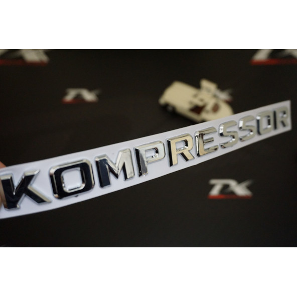 Mercedes Benz Kompressor 3M 3D ABS Bagaj Yazı Logo Orjinal Ürün ürün görseli 1