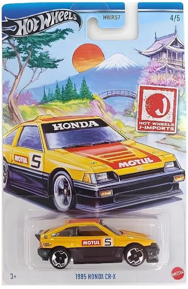 Hot Wheels J-imports 1985 Honda CR-X HRT03 ürün görseli 1