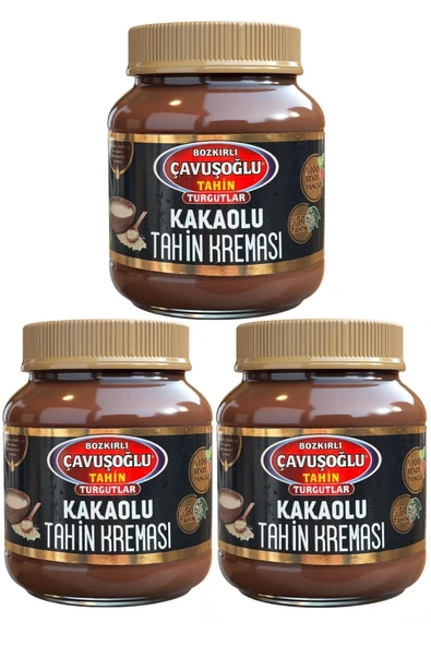 Çavuşoğlu Kakaolu Tahin Kreması 330 gr x 3 Adet ürün görseli 1