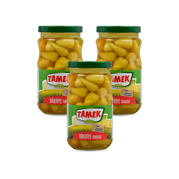 Tamek Biberiye Turşusu 330 gr Cam x 3 Adet ürün görseli 1