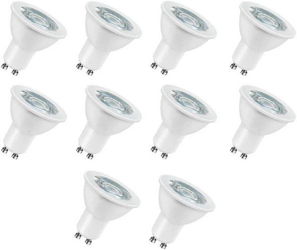 10 Adet 10 Watt AMBER IŞIK Gu10 Duy Ampul 1000 Lümen, 10 Watt Amber IŞIK Gu10 Led Ampul (YENİ ÜRÜN!) ürün görseli 1