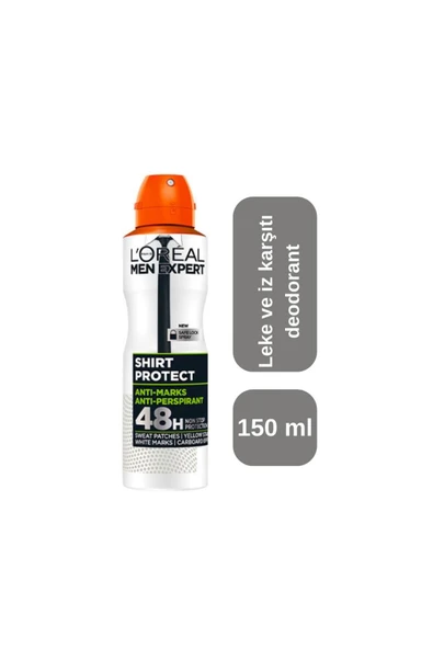 L'Oreal Men Expert Shırt Protect Deodorant 150 ml ürün görseli 1
