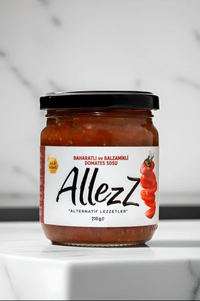 Allezz Baharatlı ve Balzamikli Domates Sosu ürün görseli 1