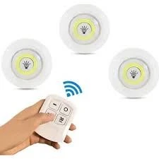 Led Light with Remote Control set of 3 ürün görseli 1