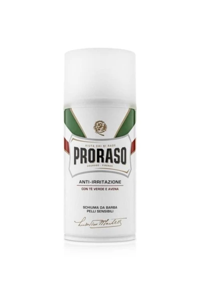 Proraso Shaving Foam White With Oat Extract & Green Tea 300 ml ürün görseli 1