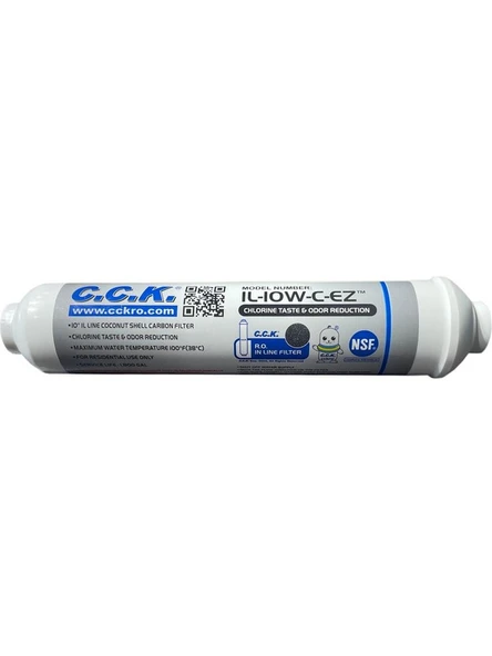CCK 10’’ İnline Quick Post Karbon Filtre ürün görseli 1